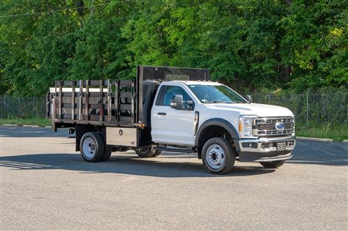 Stake Body 12 ft with Railgate, Gas