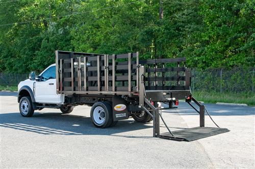 Stake Body 12 ft with Railgate, Gas