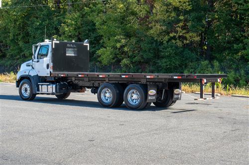 24 ft Flatbed  with Tie Rail, DSL